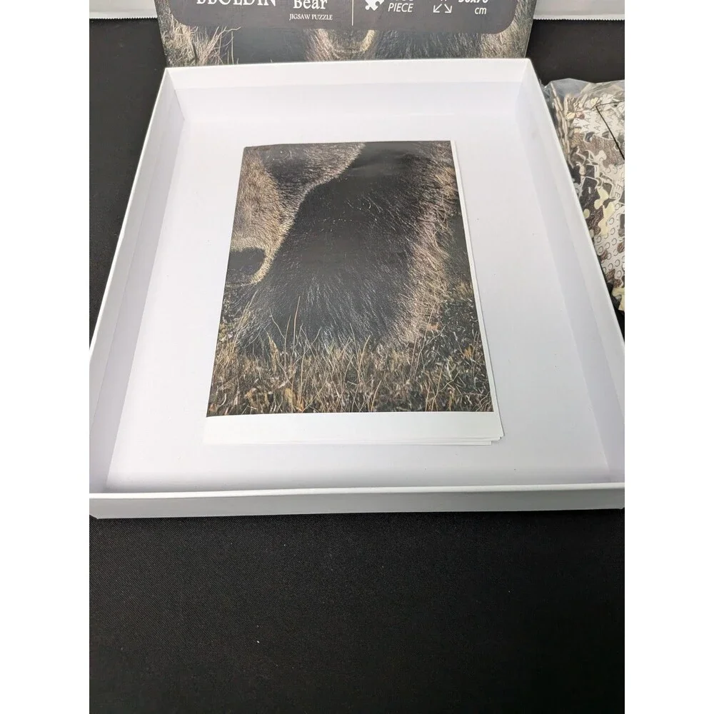 Bear Woods Jigsaw Puzzles for Adult 1000 Piece Difficulty Hard Trees Forest Wild